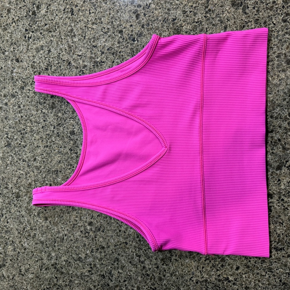 Pink lululemon tank top